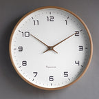 Scandinavian Wall Clock - Minimalist Design with Easy-to-Read Numbers for Home Decor & Office Use
