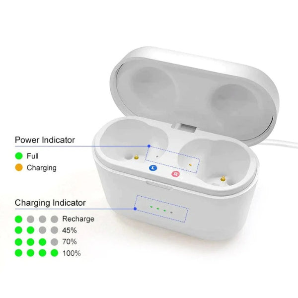 In-Ear Rechargeable Hearing Aids with Clear Sound, Long Battery Life, Comfortable Fit for Daily Use and Enhanced Hearing