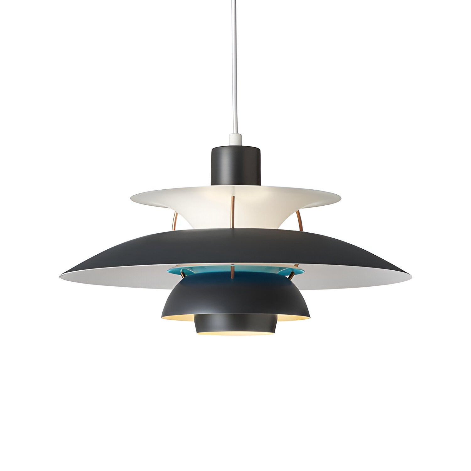 Nordic Modern Layered Shade Pendant Light Fixture for Living Room & Dining Room Decor