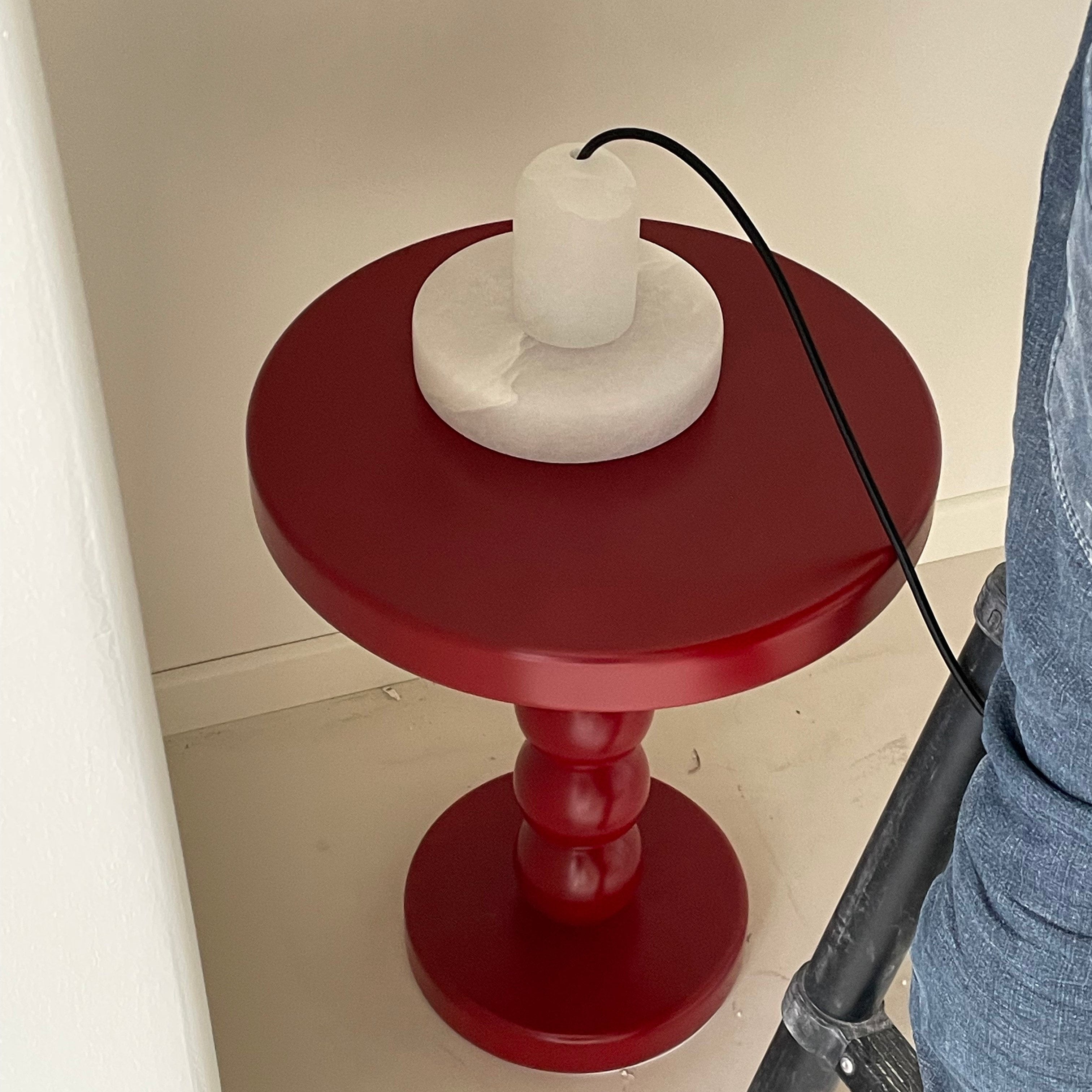 White Alabaster Marble Pendant Light Fixture for Modern Home Decor & Dining Room Lighting