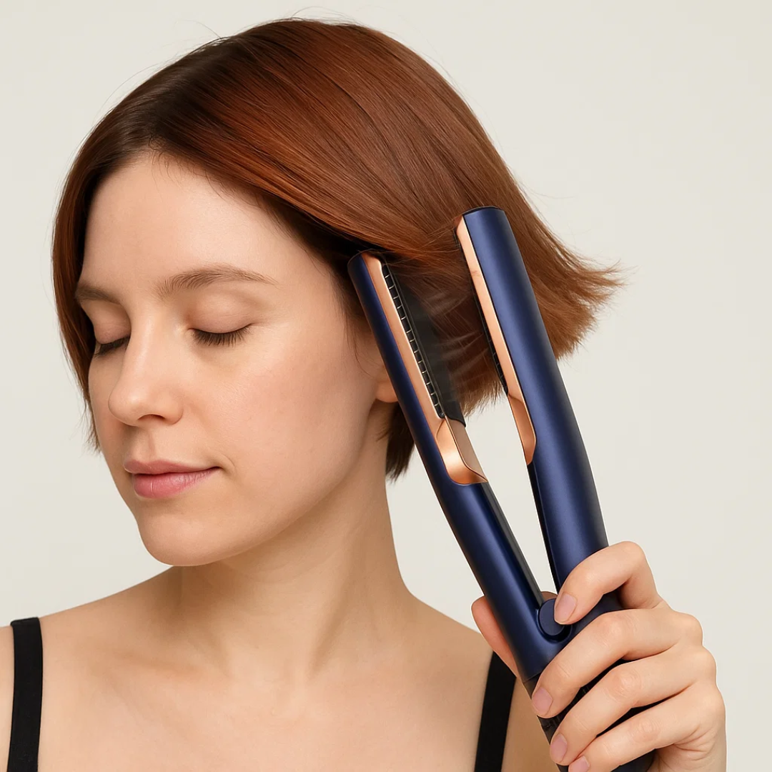 2-in-1 Hair Dryer and Straightener | Fast Heat Technology for Smooth, Frizz-Free Hair at Home or On-the-Go