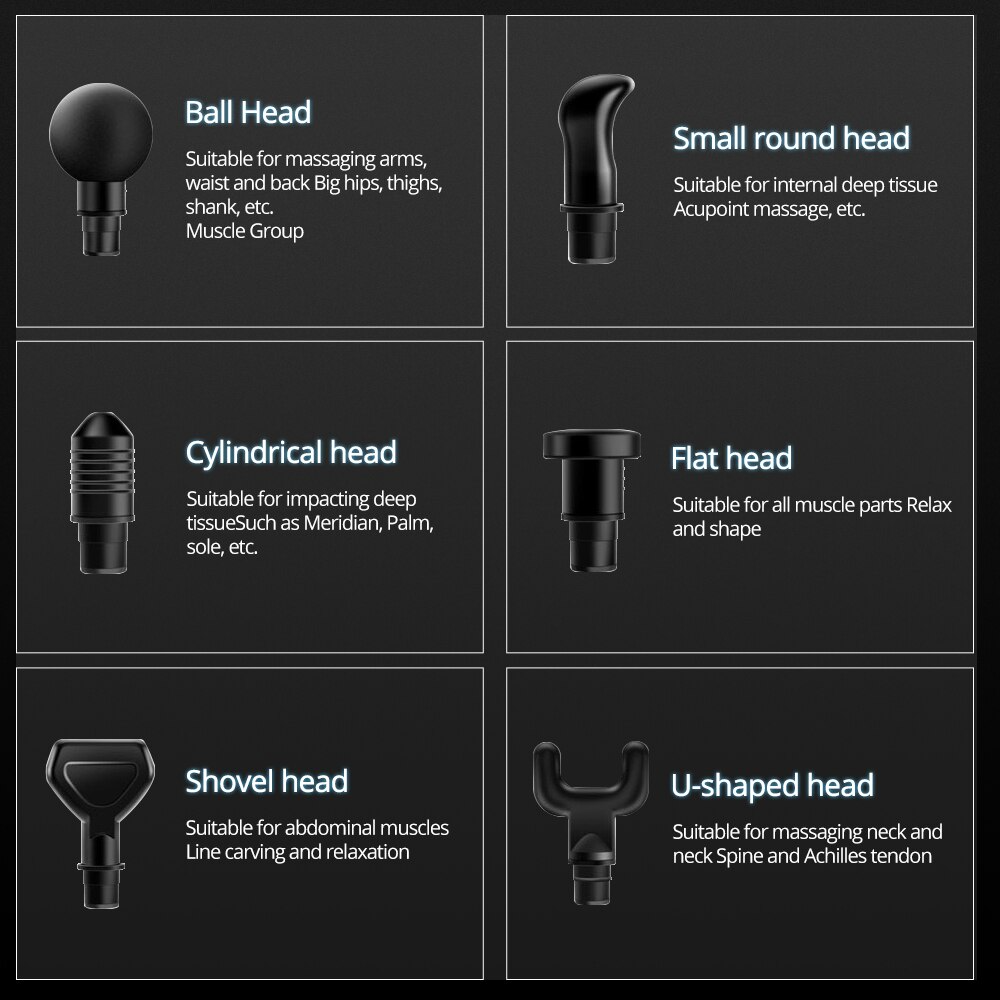 Professional Massage Gun | 30 Speeds, 8 Attachments & Touch Screen for Muscle Recovery and Pain Relief