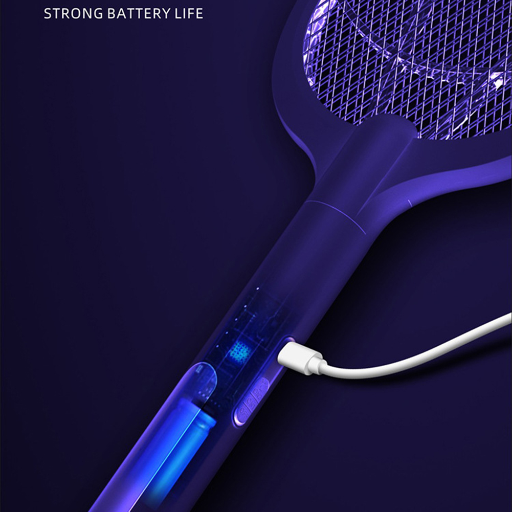 Insect Killer Tennis Racket – Portable Electric Mosquito Swatter, Night Mosquito Killing Lamp