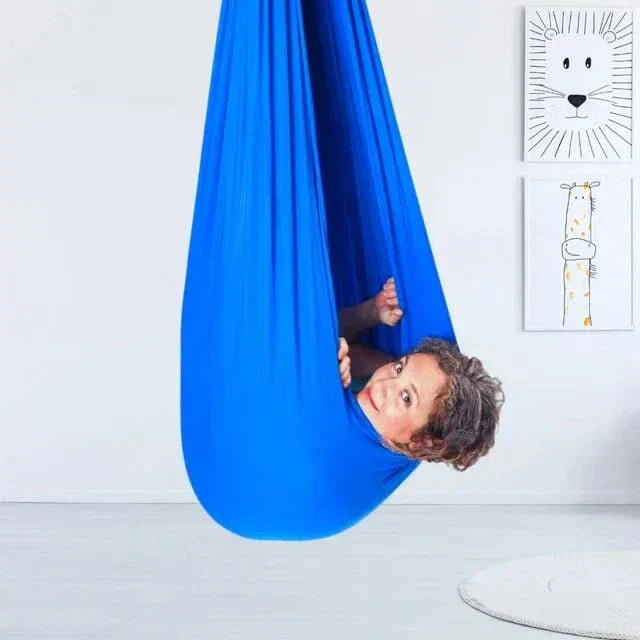Indoor Sensory Therapy Swing for Kids | Durable, Cozy Fabric & Ideal for Autism, ADHD, or Sensory Processing Needs