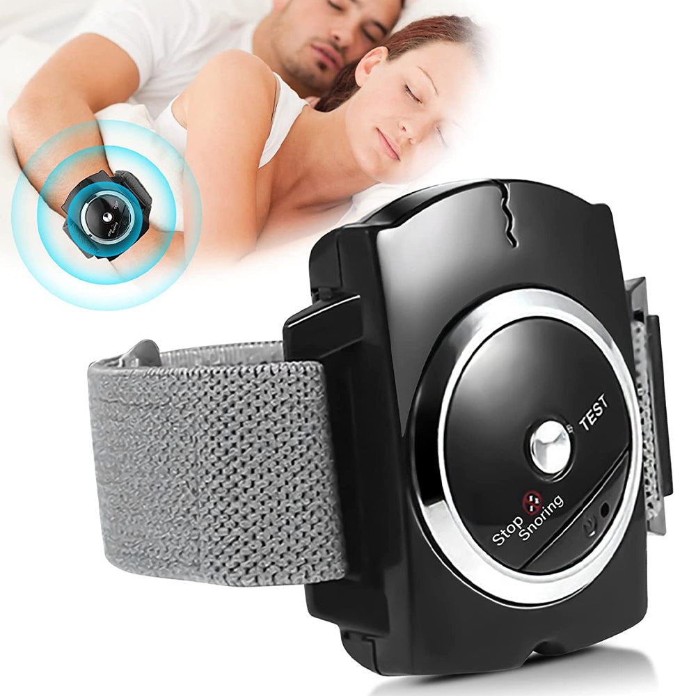 Battery-Powered Snoring Stop Wristband | Effective Snoring Solution for Men & Women, Portable for Home & Travel