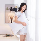 High Support Medium Firm Pillows - Pack of 2 Washable Hotel Quality Sleep Pillows for Back and Side Sleepers