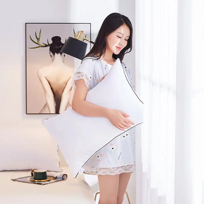 High Support Medium Firm Pillows - Pack of 2 Washable Hotel Quality Sleep Pillows for Back and Side Sleepers