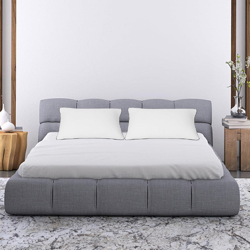 High Support Medium Firm Pillows - Pack of 2 Washable Hotel Quality Sleep Pillows for Back and Side Sleepers