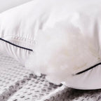 High Support Medium Firm Pillows - Pack of 2 Washable Hotel Quality Sleep Pillows for Back and Side Sleepers