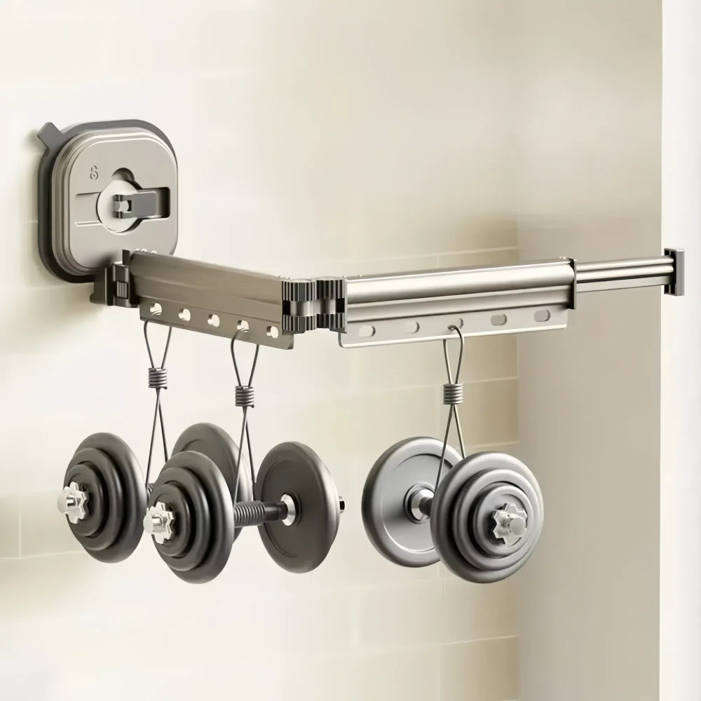 Retractable Wall-Mounted Drying Rack | Space-Saving, Easy to Install & Ideal for Small Laundry Areas
