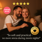 Waterproof Love Blanket | Machine Washable, Soft Fabric & Ideal for Home, Travel, and Romantic Evenings