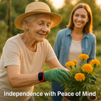 Senior GPS Smartwatch with Fall Detection | Waterproof, SOS Alerts & Health Tracking for Elderly Safety and Independence