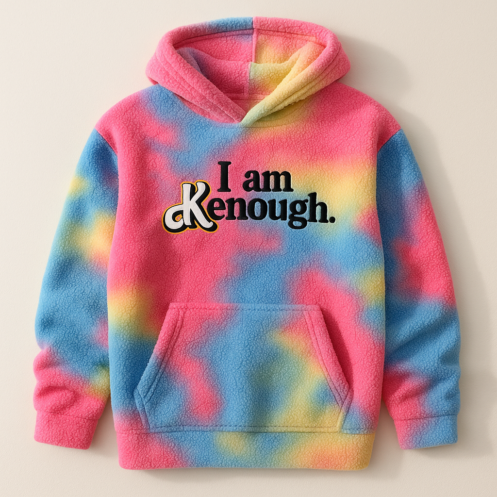 Adult I AM Kenough Hoodie Unisex Soft Fleece Pullover Sweatshirt for Men Women