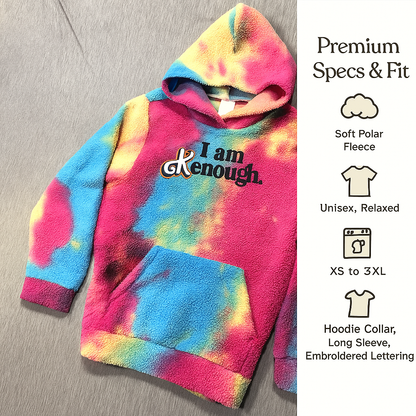 Adult I AM Kenough Hoodie Unisex Soft Fleece Pullover Sweatshirt for Men Women