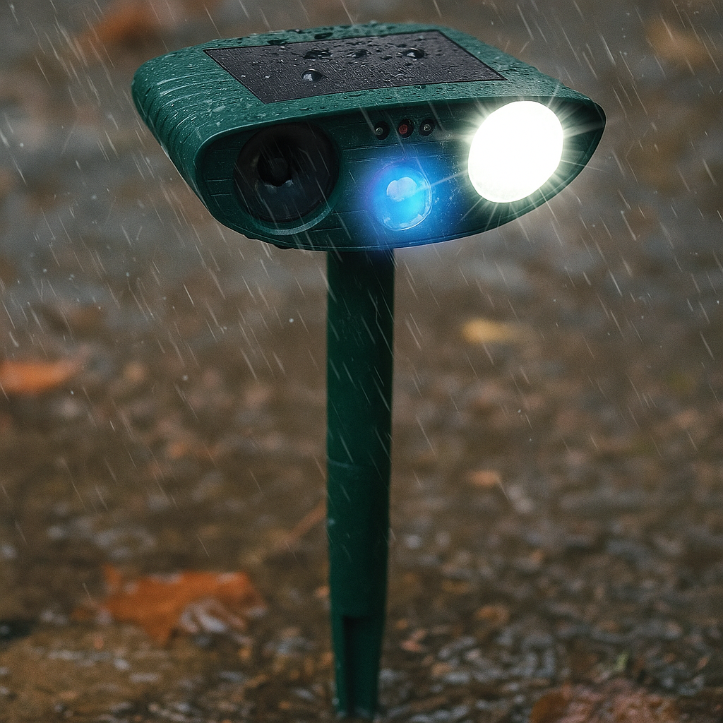 Ultrasonic Outdoor Mouse Repeller | Solar Powered, Waterproof & Eco-Friendly for Garden and Yard Protection