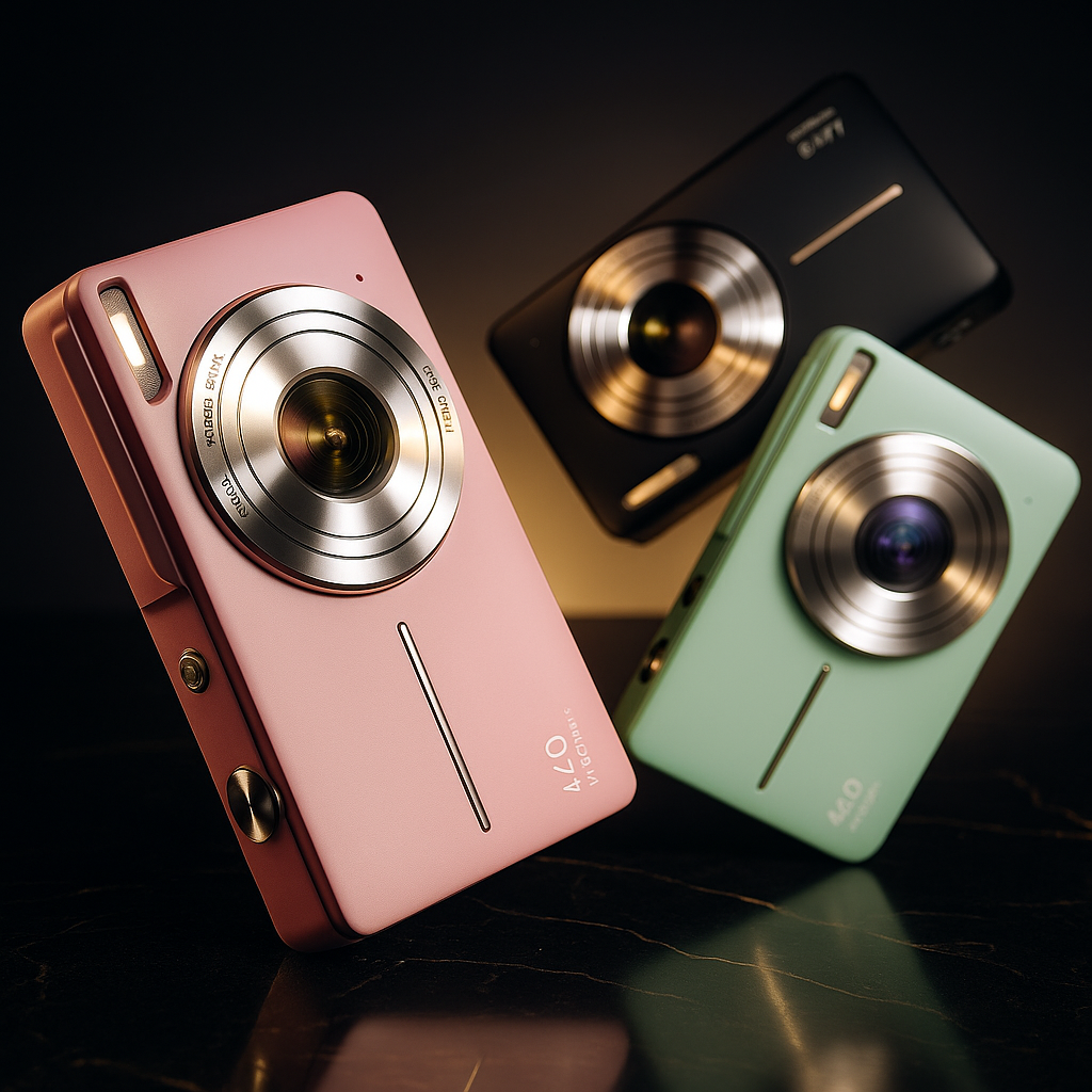 Retro Digital Camera | 1080p Video, High Resolution Photos & Compact Design for Travel and Everyday Use