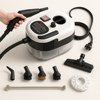 2500W Compact Steam Cleaner | Chemical-Free, High-Pressure & Versatile for Home and Car Cleaning