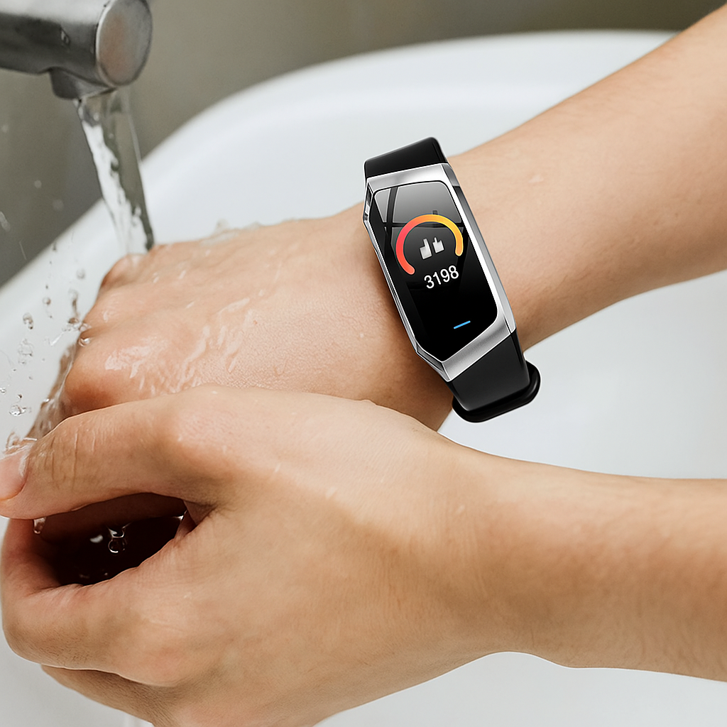 Blood Pressure Smart Watch and Heart Rate Monitor Pedometer Waterproof Tracker Smartwatch