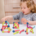 Magnetic Building Blocks | Durable, Safe & Creative Toy for Kids Aged 2+ to Enhance Coordination and Imagination