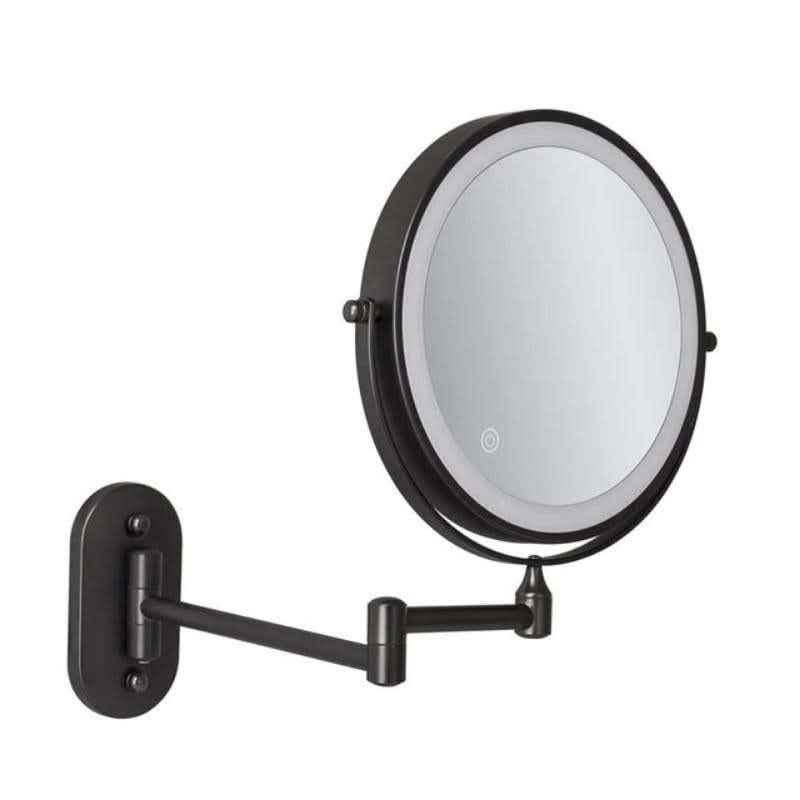 LED Rechargeable Makeup Mirror | 3-Color Touch-Control, Magnifying & Wall-Mount Design for Precision Grooming and Skincare