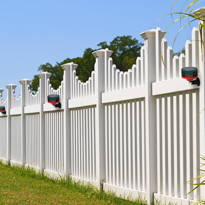 Solar-Powered Motion-Activated Strobe Light | 360° Detection, Eco-Friendly Skunk Repeller for Home and Garden