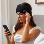 Bluetooth Sleeping Eye Mask | Noise & Light Blocking for Better Sleep at Home or Travel