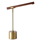 LED Desk Lamp with Adjustable Arm and USB Charging Port for Home Office & Study Use
