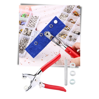 Press Stud Tool Kit – Durable Metal Buttons for Clothes, Bags & Repairs | 9.5mm Snap Fastener Set