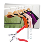 Press Stud Tool Kit – Durable Metal Buttons for Clothes, Bags & Repairs | 9.5mm Snap Fastener Set