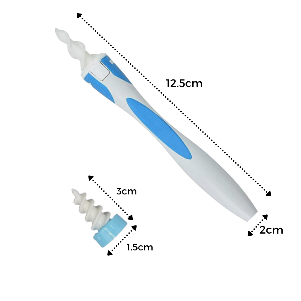 Ear Wax Remover - Smart Ear Pick Swab – Spiral Earwax Cleaner Tool for Safe and Easy Ear Cleaning