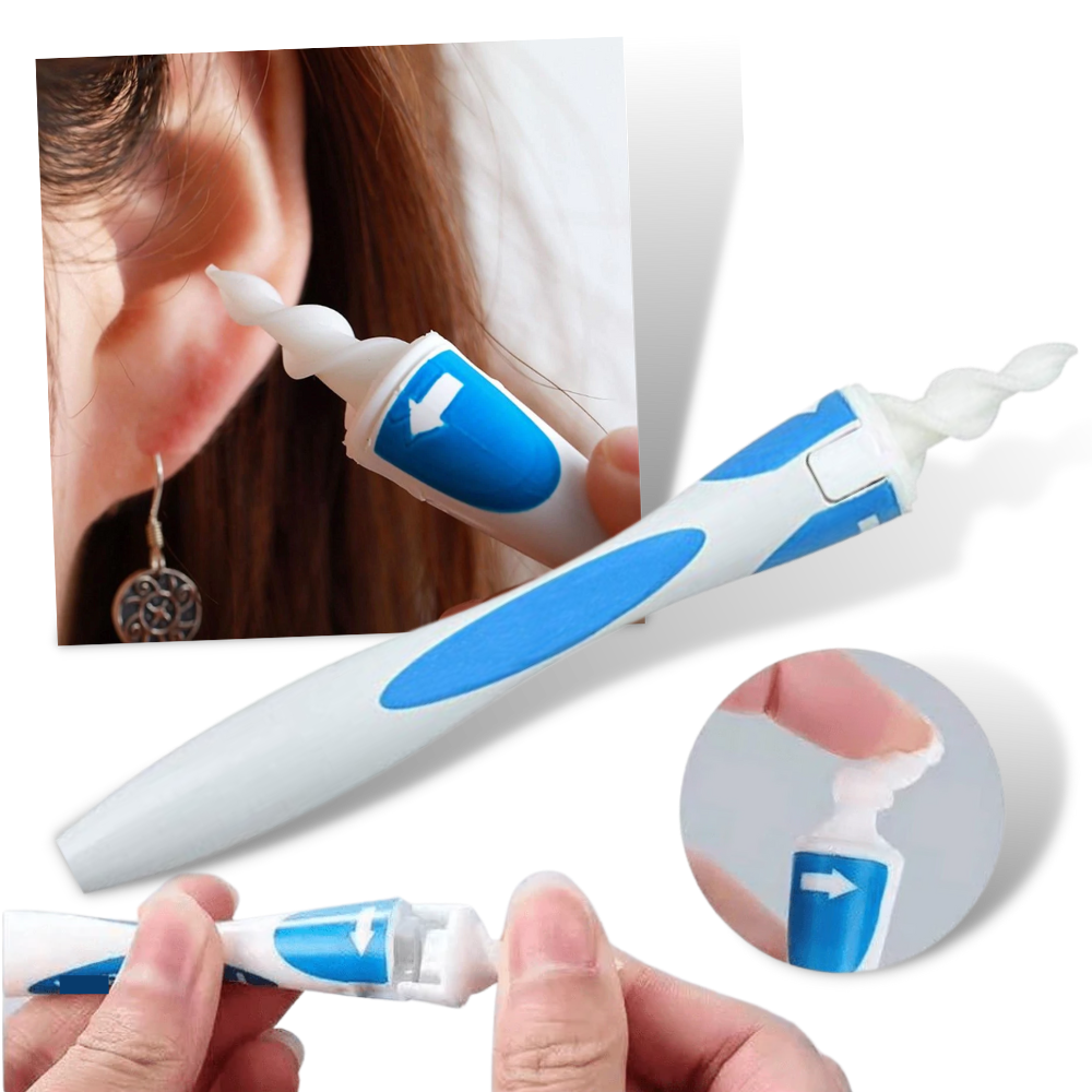 Ear Wax Remover - Smart Ear Pick Swab – Spiral Earwax Cleaner Tool for Safe and Easy Ear Cleaning