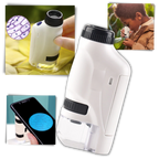 Handheld Microscope - Fun & Educational Science Tool Compact and Lightweight