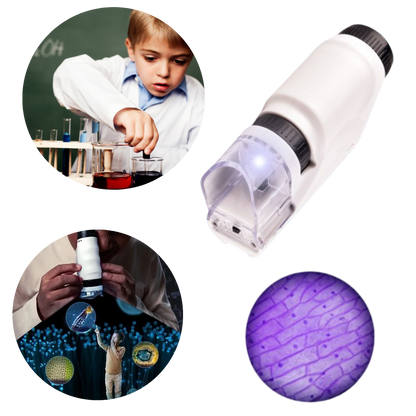 Handheld Microscope - Fun & Educational Science Tool Compact and Lightweight