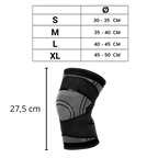 Knee Compression Sleeve | Adjustable, Breathable Fabric & Pain Relief for Sports and Daily Activities