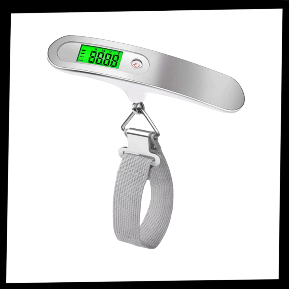 Digital Luggage Weighing Scale – Portable Electronic Suitcase Scale with Strap, Accurate Travel Weight Measurement