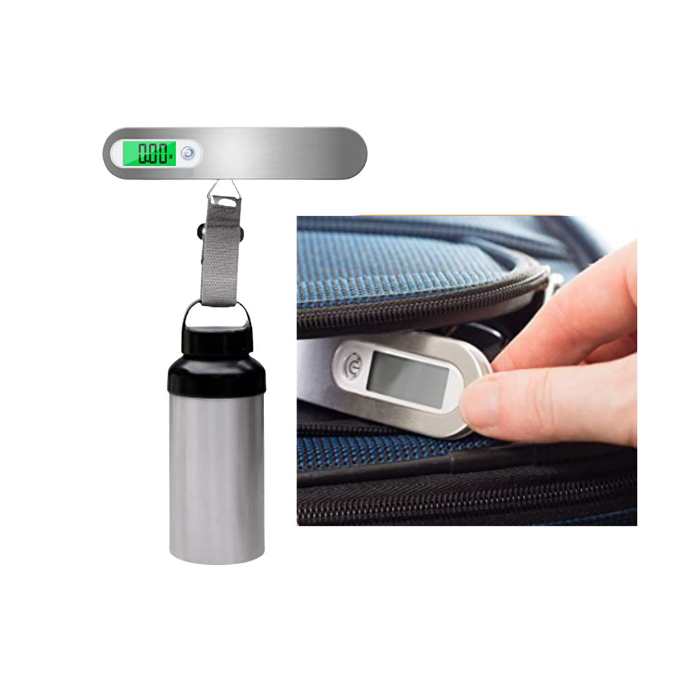 Digital Luggage Weighing Scale – Portable Electronic Suitcase Scale with Strap, Accurate Travel Weight Measurement