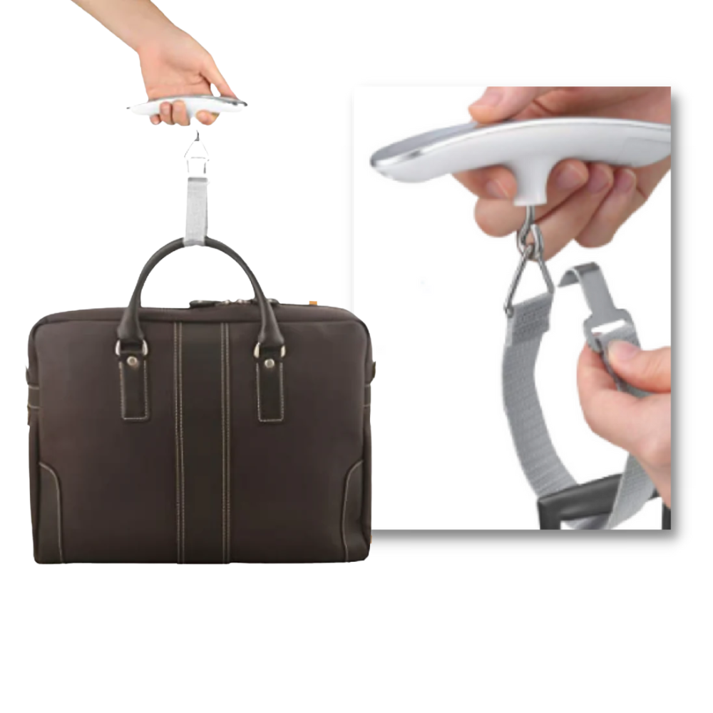 Digital Luggage Weighing Scale – Portable Electronic Suitcase Scale with Strap, Accurate Travel Weight Measurement