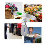 Digital Luggage Weighing Scale – Portable Electronic Suitcase Scale with Strap, Accurate Travel Weight Measurement