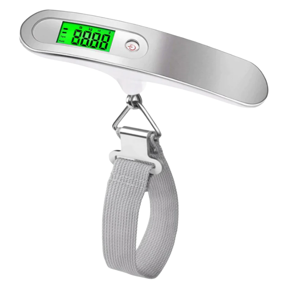 Digital Luggage Weighing Scale – Portable Electronic Suitcase Scale with Strap, Accurate Travel Weight Measurement