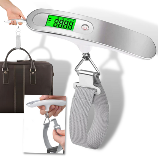 Digital Luggage Weighing Scale – Portable Electronic Suitcase Scale with Strap, Accurate Travel Weight Measurement