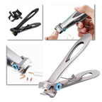 Premium Stainless Steel Nail Clippers | Extra Wide Jaw for Thick Toenails - Perfect for Podiatry Care