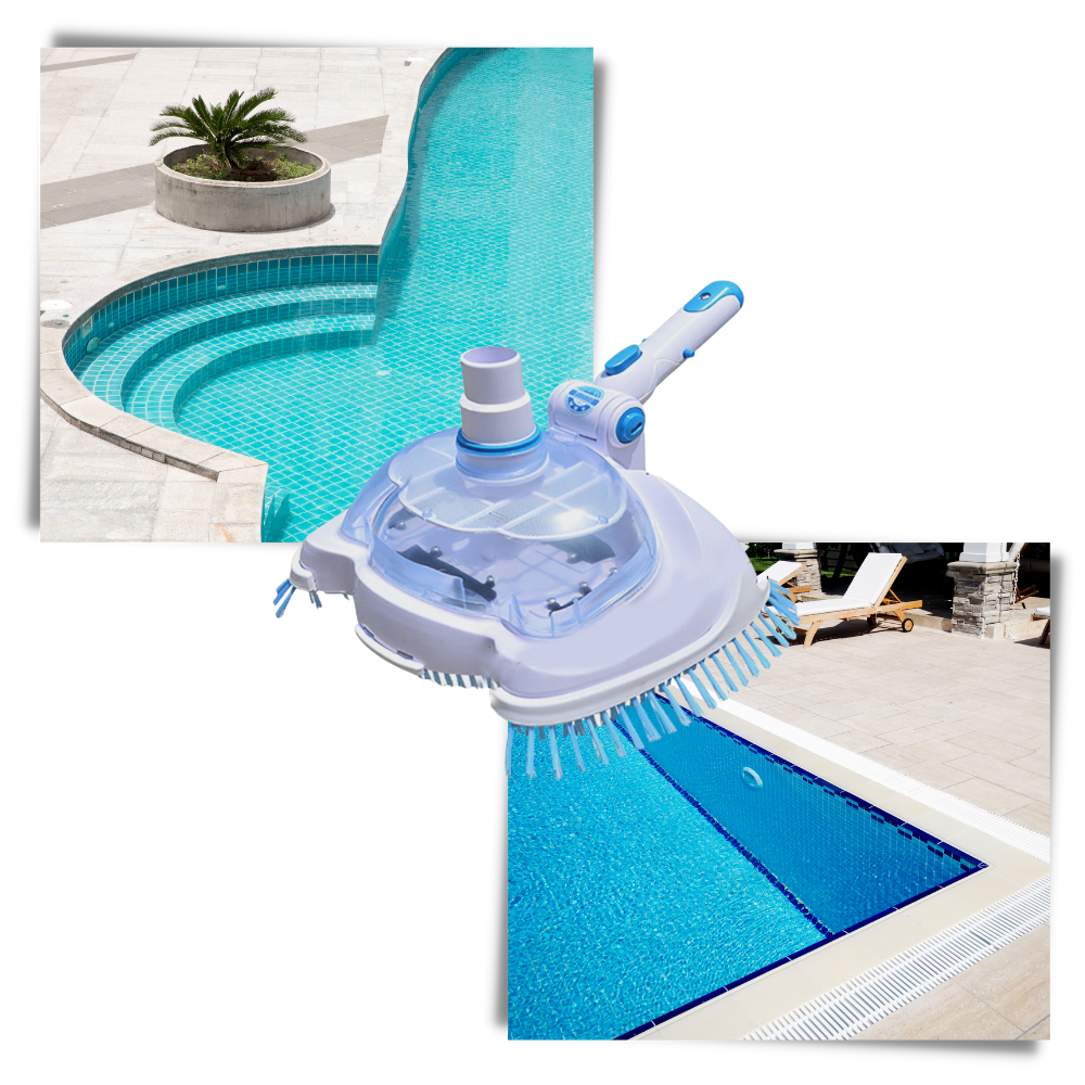 Swimming Pool Cleaning Brush – Easy and Efficient Pool Maintenance Tool | Perfect for Walls and Floors