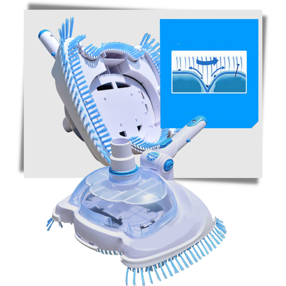 Swimming Pool Cleaning Brush – Easy and Efficient Pool Maintenance Tool | Perfect for Walls and Floors