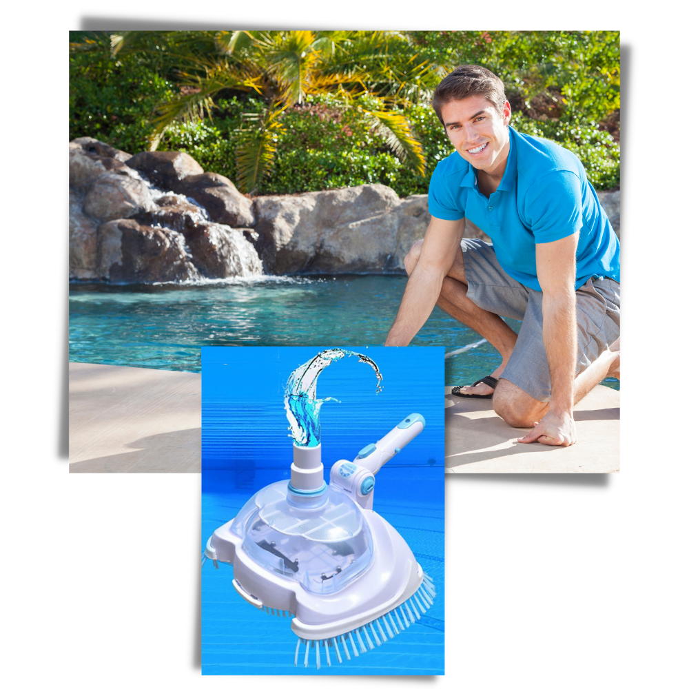 Swimming Pool Cleaning Brush – Easy and Efficient Pool Maintenance Tool | Perfect for Walls and Floors