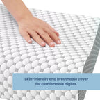 Orthopaedic Memory Foam Pillow | Ergonomic B-Shape Design & Adjustable Height for Neck and Spine Support