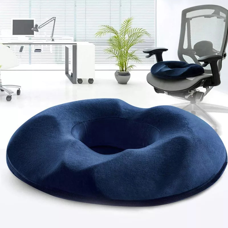 Orthopedic Donut Seat Cushion | High-Density Foam for Tailbone Pain Relief & Hemorrhoid Support at Home, Office, or Travel