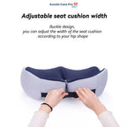 Adjustable Memory Foam Seat Cushion | Ergonomic Design for Tailbone Relief and Lower Back Support