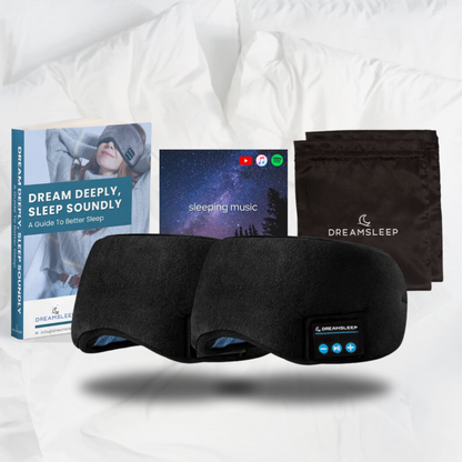 Bluetooth Sleeping Eye Mask | Noise & Light Blocking for Better Sleep at Home or Travel