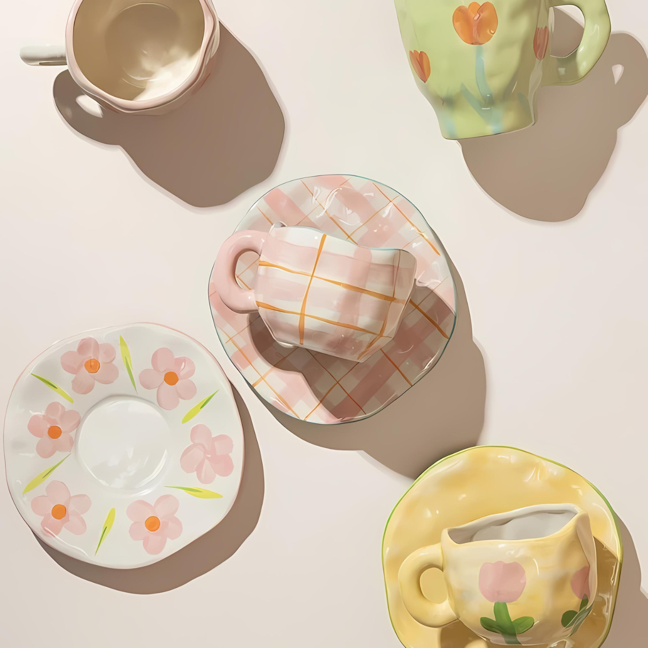 Ceramic Coffee Mug with Unique Handcrafted Design - Perfect for Hot Beverages & Daily Use