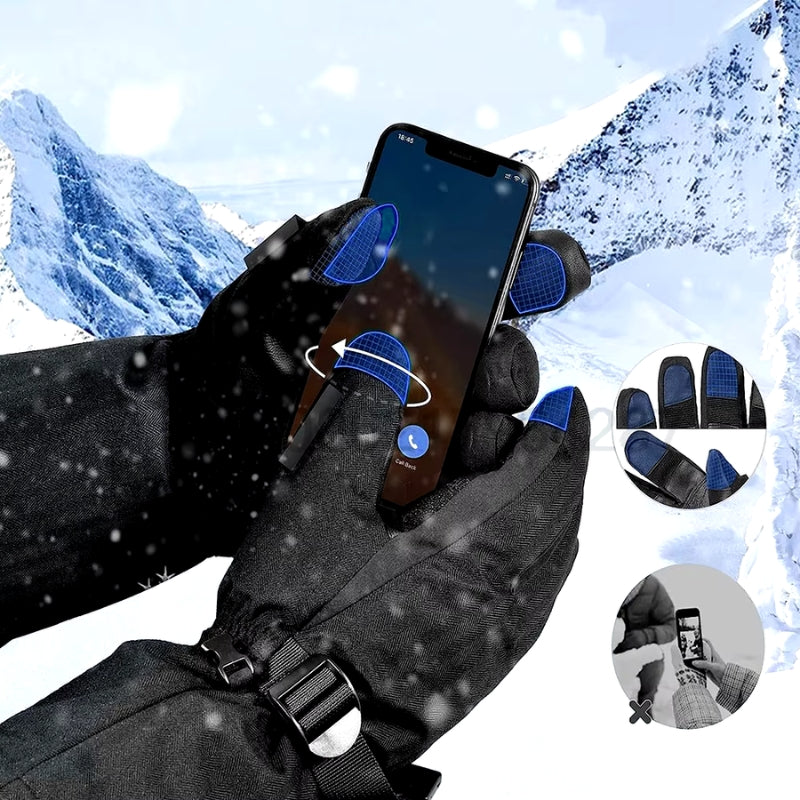 Heated Winter Gloves for Men and Women, Waterproof, Touchscreen Compatible, Perfect for Outdoor Activities and Cold Weather